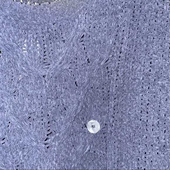 NWT Aero Navy Cable Knit Soft Sweater XS - Picture 4 of 9